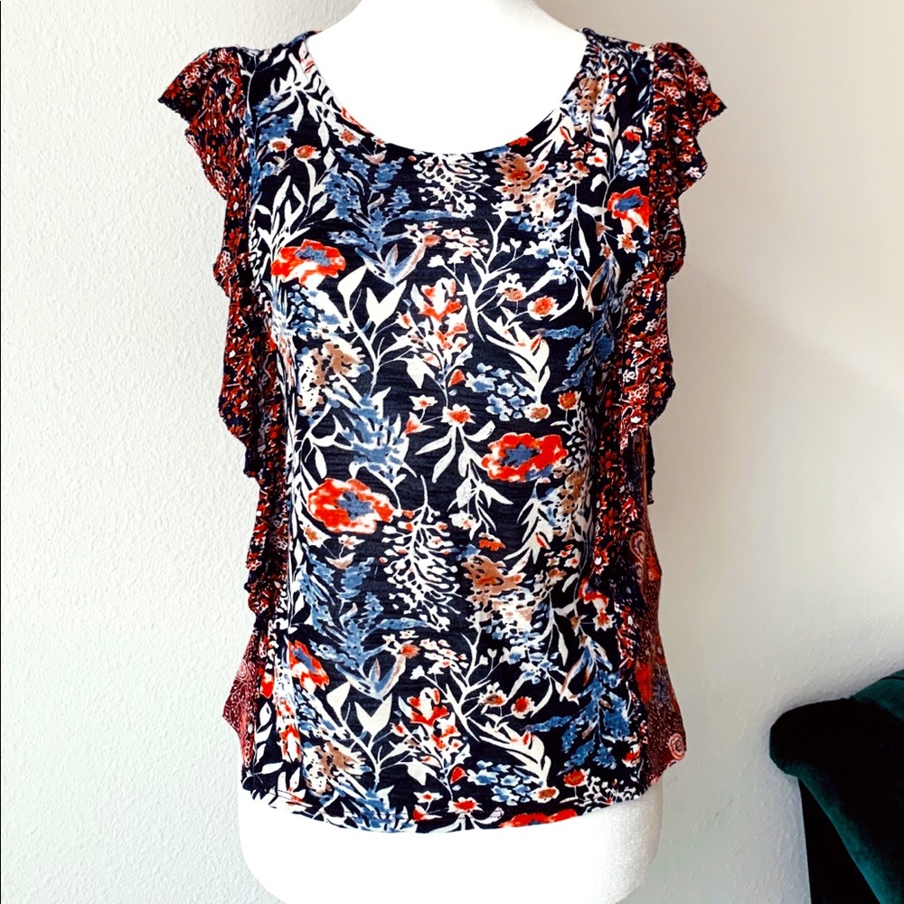 Lucky Brand Floral Sleeveless Top